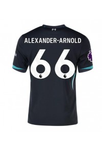 Liverpool Alexander-Arnold #66 Jalkapallovaatteet Vieraspaita 2024-25 Lyhythihainen